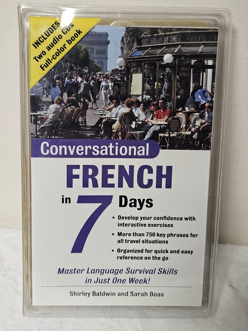 Conversational French in 7 Days (White/Purple) Study Learn CD